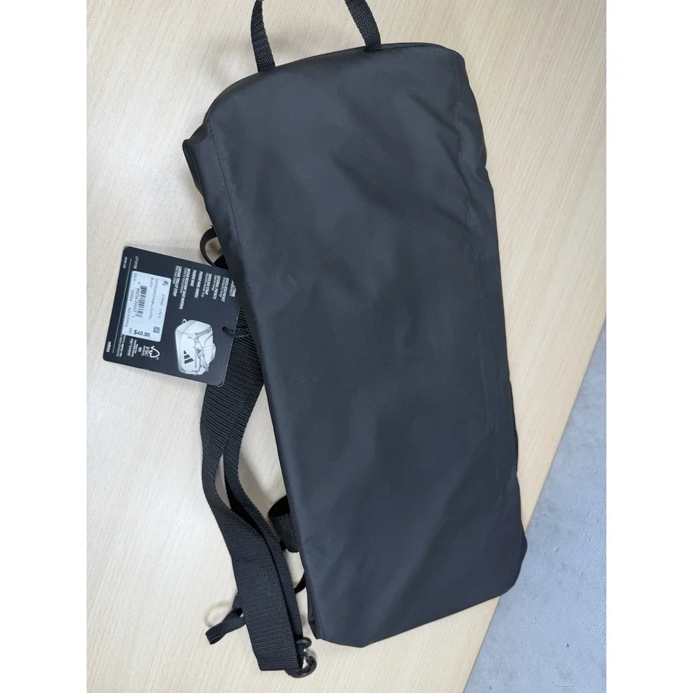 Adidas Defender 5 Small Duffel / Gym Bag Black/White  17